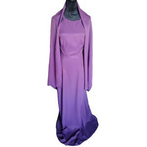 Unknown Label Women's Size Small Purple Maxi Dress